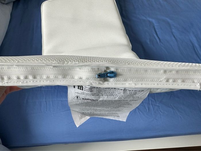 Mothercare cot mattress, washable cover
