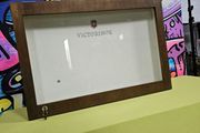 Vintage Victorinox Ex Retail Magnetic Wall Display Cabinet Unit Rare Collectable Memorabilia Collectors Display
