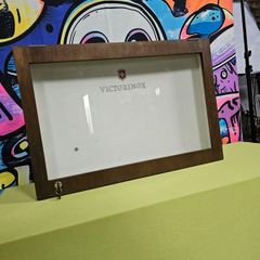 Vintage Victorinox Ex Retail Magnetic Wall Display Cabinet Unit Rare Collectable Memorabilia Collectors Display