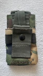 Airsoft WEB-TEX DPM Camo GPS Radio Pouch Molle Military Tactical
