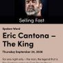 Gold package ticket to Eric Cantona. Image 2