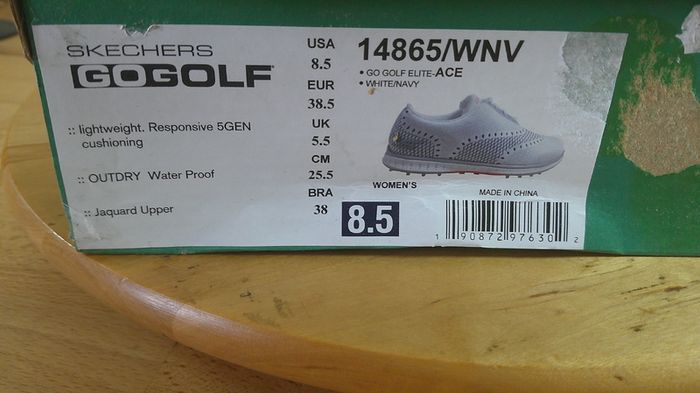 Skechers GO GOLF Elite Ace Women's Golf Shoes Waterproof White Euro 38.5 UK \ Ire 5.5 New In Box