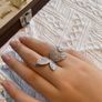 Stunning New Adjustable Crystal Ring Image 2