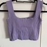 Purple crop top Image 3
