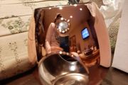 Rose gold wax melt burner
