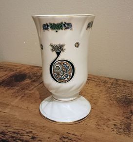 Vintage Royal Tara Book of Kells Vase.