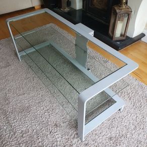 Heavy 3 tier glass tv stand