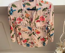Pink Floral Blouse