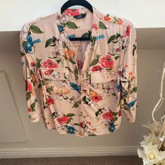 Pink Floral Blouse