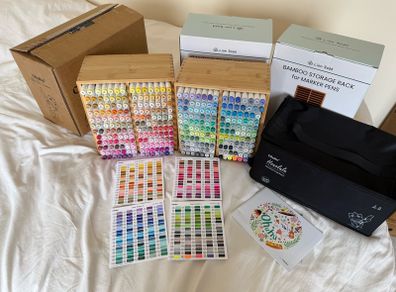 320 Ohuhu alcohol markers plus storage