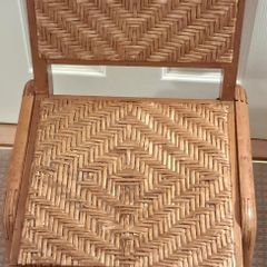 Mid Century Beech & Cane Child's Boho Chair
