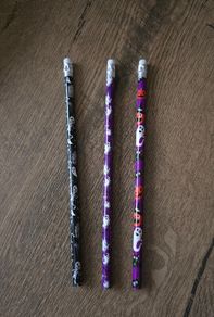 3 Halloween pencils