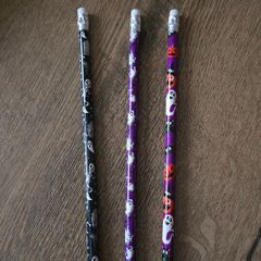 3 Halloween pencils