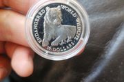 1990 Cook Islands Silver Proof Coin