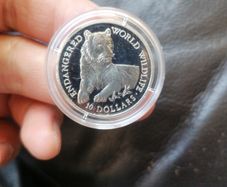 1990 Cook Islands Silver Proof Coin