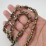 Antique Venetian style Tiny Floral & Eyes Glass Beads Necklace Image 9