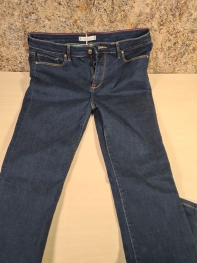womens Tommy Hilfiger COMO SKINNY jeans BLUE DENIM size W 30 L 30 zip fly