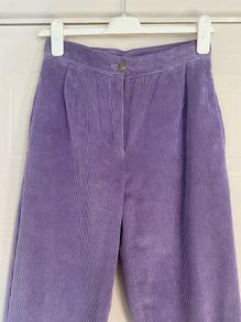 Vintage Purple Corduroy Trousers