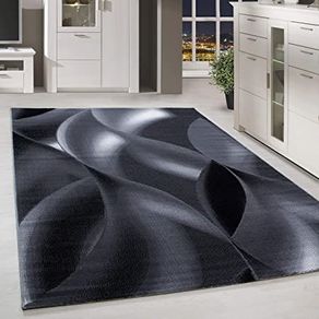 Abstract Waves Design Living Room Rug
