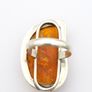 925 Silver Baltic Amber Ring Image 3