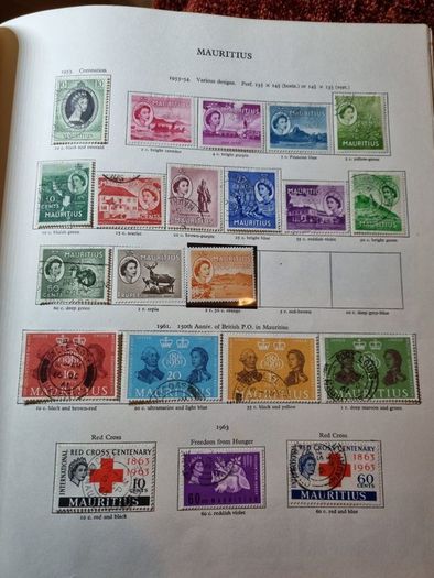 MAURITIUS album with stamps