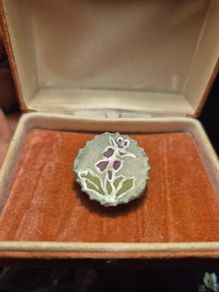 Vintage Fabric Brooch