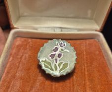 Vintage Fabric Brooch