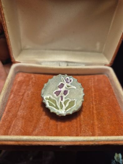 Vintage Fabric Brooch