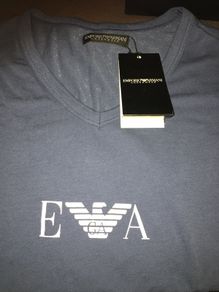 armani t shirt v neck short sleeve