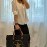 Canvas Tote Bag Black - BRAND NEW Image 5