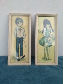 VINTAGE pictures in frames