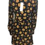 BNWTS Veronica Beard Black Silk Yellow Floral Dress size 10 includes Post Image 5