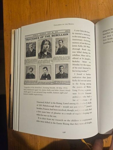 Children Of The Rising. The Untold Story Of The Young Lives Lost During Easter Rising  1916. By Joe Duffy. First Edition Large Volume Hardback With Dustjacket In Good Condition.  See Photos For Same.