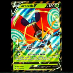 Orbettle V 020/185 Half Art Ultra Holo Rare Sword and Shield Vivid Voltage SWSH Pokemon Card Legendary Bird