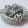 Scarce British WW2 economy plastic Beret badge Army Air Corps Image 2