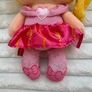 Fisher Price Princess Doll Plush Mommy Chime Ballerina approx. 10" Rattle Lovey Blonde Used Please look at the pictures Image 3