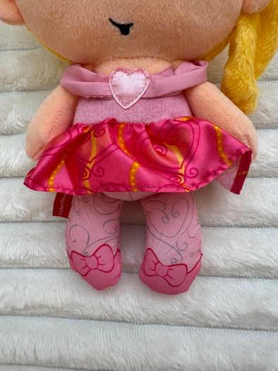Fisher Price Princess Doll Plush Mommy Chime Ballerina approx. 10" Rattle Lovey Blonde Used Please look at the pictures