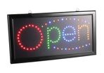 Led sign OPEN