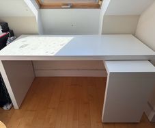 FREE - NEED GONE THIS WEEK - dropped price.  IKEA desk with xtra pull out section