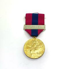 Vintage Bronze Artillery French National Defence Medal