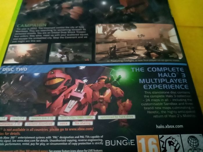 Halo 3 ODST Xbox 360 Games Original