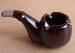 Pipe-shaped ashtray 18cm
