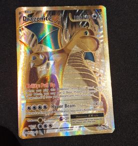 Dragonite EX (Evolutions 106) full art gold pokemon card