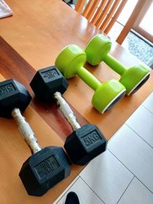 Dumbbells (3kg and 5kg)