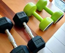 Dumbbells (3kg and 5kg)