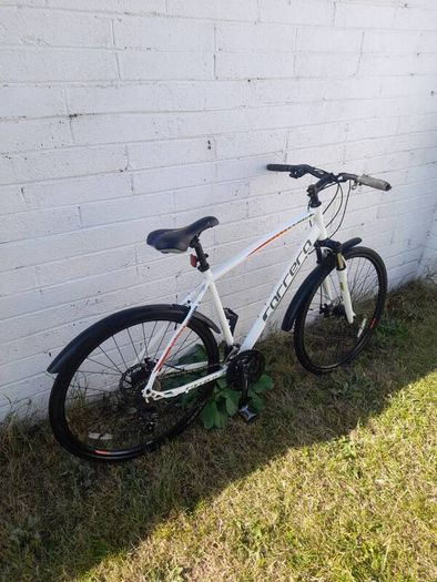 adults carrera hybrid bike
