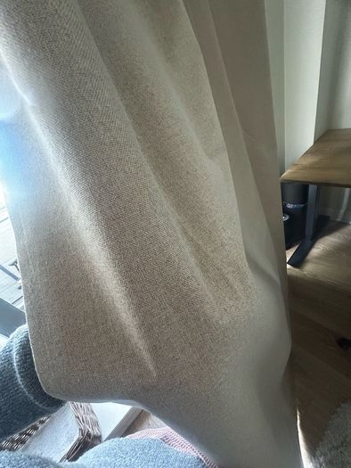Beige Curtains 4 Pieces Also Blackout