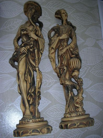 Pair of very large Chinese figures Asian/Oriental Antique Chinese Statues