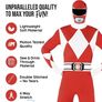 Morphsuits men's adults Power Rangers costume Image 6
