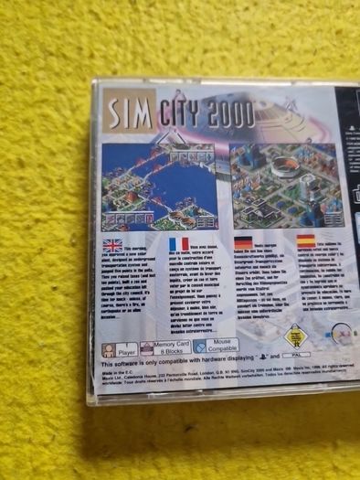 SIMCITY 2000 PlayStation1 Ps1 PlayStation2 Ps2 games Original
